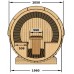 Закрита постройка за хранене Dining Barrel 240 | EU Закрита постройка за хранене Dining Barrel 240 | EU