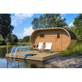 Външна сглобяема сауна Oval 400 x 240 см | EU