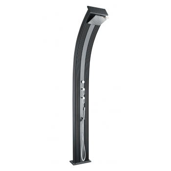 Соларен душ за външен монтаж 40л Dada Curve Anthracite | Formidra